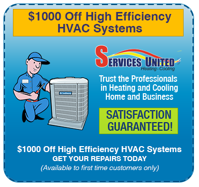 $1000 off high efficiency HVAC systems