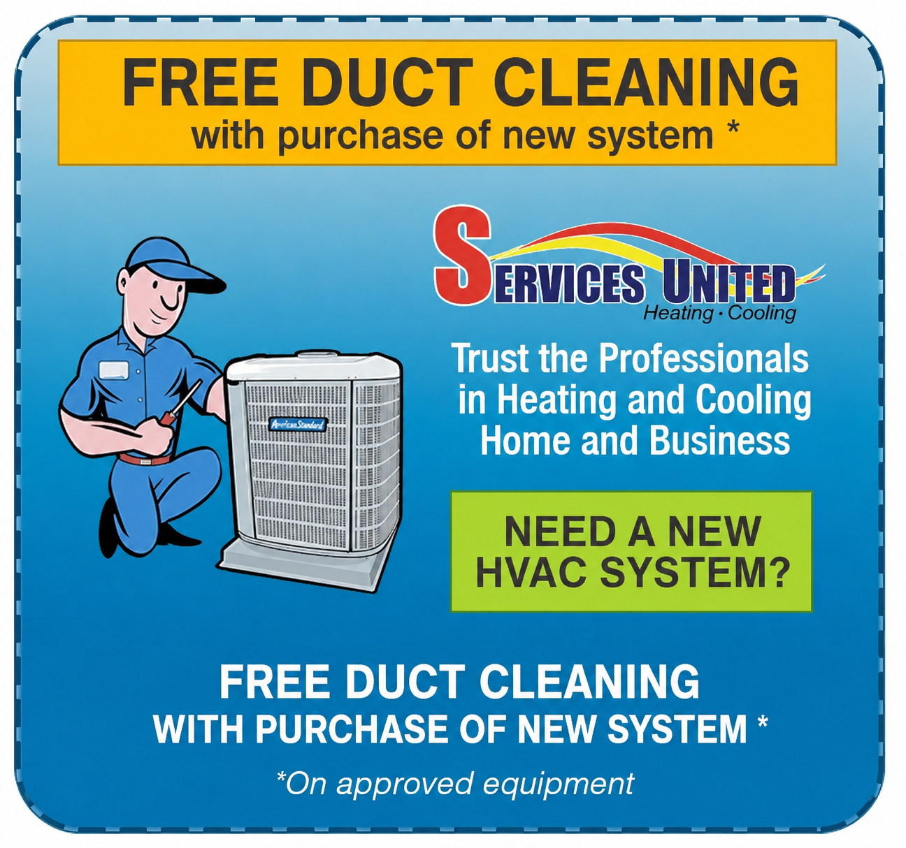 Current Services United special offer